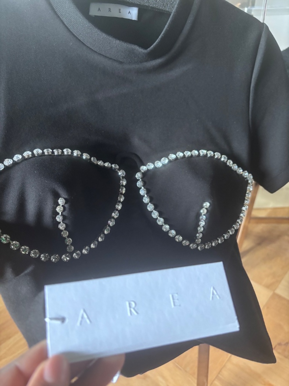 Authentic AREA Crystal Tee - Picture 3 of 8